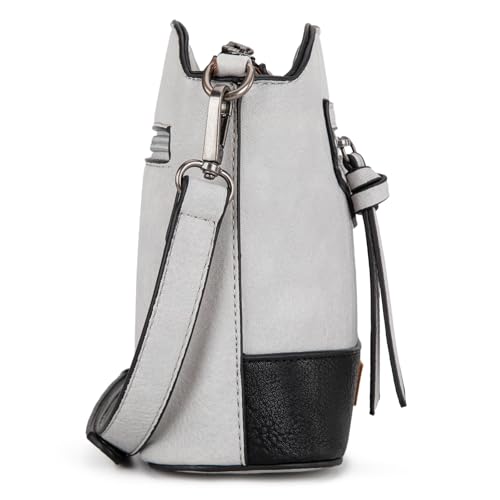 Image of Wrangler Cow Print Crossbody Bag for Women Western Cross Body Purse with Signature Strap