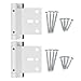 LOCADENCE 2pcs Home Security Door Lock, Withstand 800 lbs Aluminium Alloy Door Reinforcement Lock, Hotel Door Buckle for Apartment Dormitory