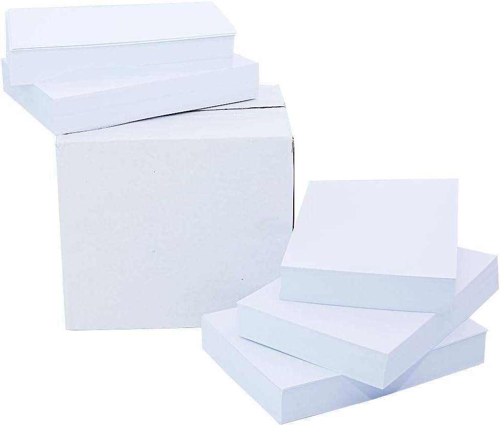 White Cardstock Paper 4 x 6 Inches (500 Sheets) 80lb Cover, 220gsm, Blank