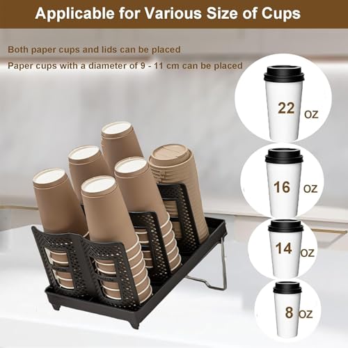 Distributeur vertical de gobelets économique pour optimiser les petits comptoirs