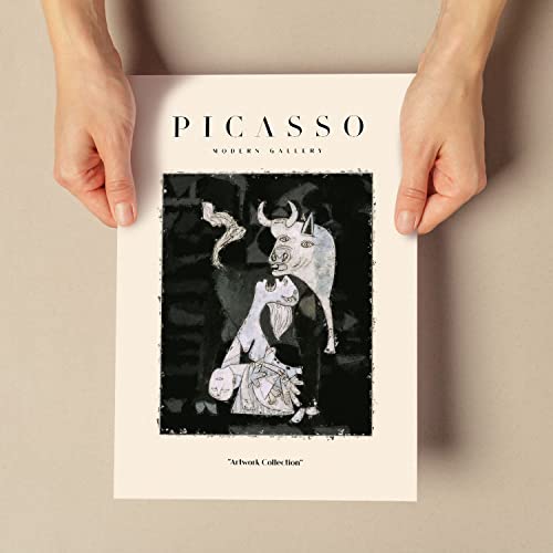 Nacnic Set of 4 Picasso Collection of Noir Sadness. Aesthetic Wall Art Prints for Bedroom or Living Room Design. Sizes A4. No Frames - Image 3