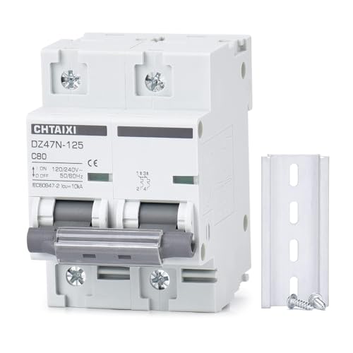 Disjoncteur 2 pôles 100A évitez les surcharges sur vos lignes de tension 240V - 2