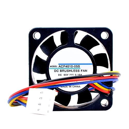Ventilateur de refroidissement à vitesse réglable 0,10A à modulation PWM 5V