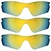 IMYTPFT 3 Compatible/Replacement for Lenses oakleys Radar Path 24K Gold Polarized
