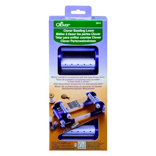 Telar de cuentas ajustable Clover morado para crear patrones precisos 2