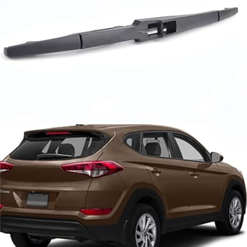 ZELLYA Balai D'Essuie–Glace Arrière, pour Hyundai Tucson MK3 2015-2020 Brise Glace Arrière Remplacement Caoutchouc Noir