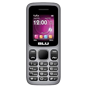 BLU Z4 Z190 Unlocked GSM Feature Phone w/Built-in Flashlight – Grey