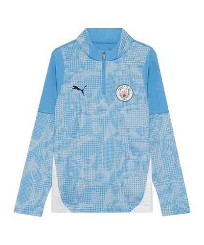 Haut d'entraînement Manchester City enfant pour jouer au football en club et au collège