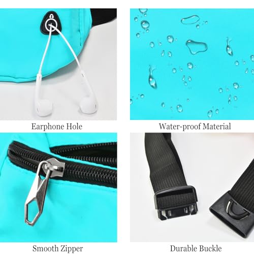Image of Fanny Pack for Women Men,Crossbody Fanny Pack Water Resistant Sports Waist Bag Pack, Belt Bag for Travel Hiking Running