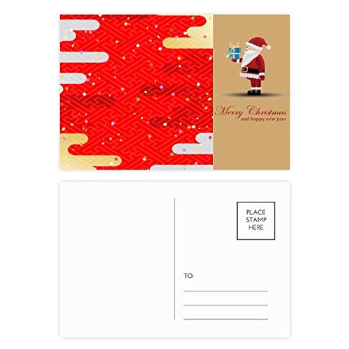 Cartes postales Nuages du Japon Père Noël : Lot de 20 à offrir pour les fêtes