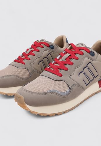 Mtng Para Hombre. 84427 Zapatillas Joggo Classic Beige (41), Tela, Plano, Cordones, Casual - 2