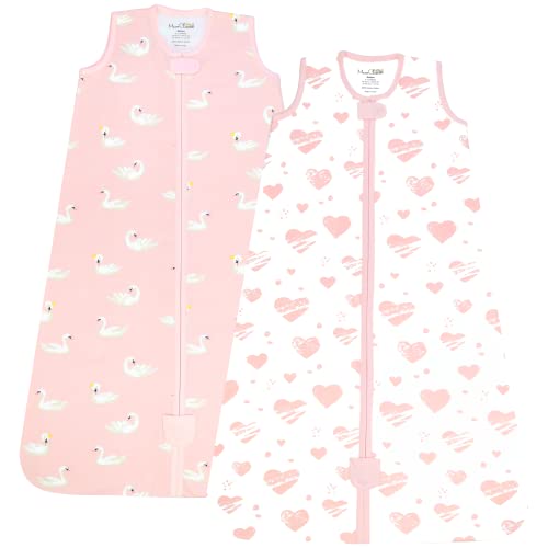 Image of Mama Cheetah Baby Sleep Sack 0.5 TOG, Organic Cotton Baby Wearable Blanket with Two-Way Zipper, Swaddle Transition Baby Sleeping Bag for Newborn Infant Toddler Boy Girl, 18-24 Months