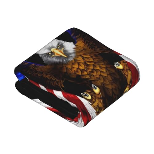 Couverture douce et chaude aigle 203 cm légère pour canapé - 3
