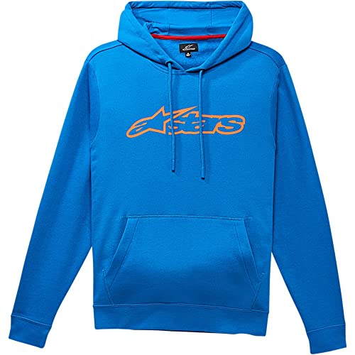 Image of Alpinestars Blaze Pullover Hoody Small Bright Blue/Orange