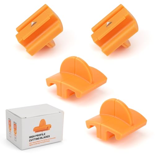 157400-1001 Paper Trimmers Blades Replacement for Fiskars Paper Trimmer TripleTrack High Profile Blades, 12' Portable Paper Cutter Style I Blade 1968701005-4 Pack