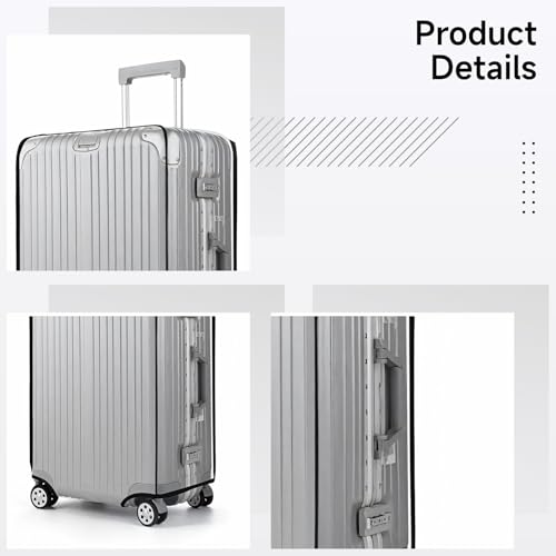 Housse de bagage étanche PVC transparent protection valise 66cm - 2