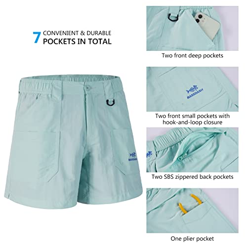 Bassdash Youth 5" Fishing Shorts Upf 50+ Water Resistant Quick Dry Boys Girls Hiking Cargo Shorts With Pockets Fp03Y #TOP4