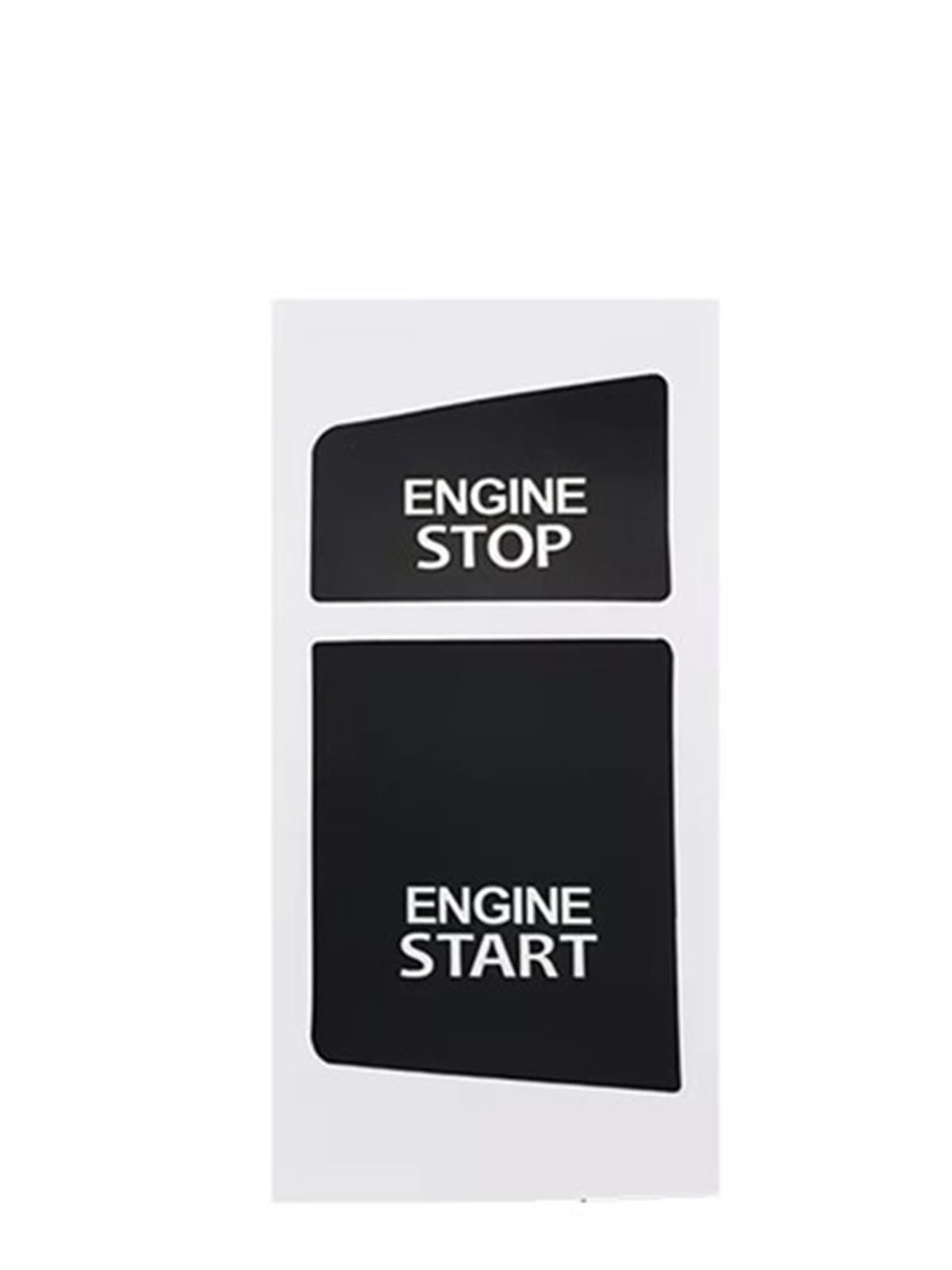 Button Trim Compatible with A6 C6 4F 2004 2005 2006 2007 2008 2009 2010 2011 Car Air Conditioning Control Panel Button Stickers(Start Stop)