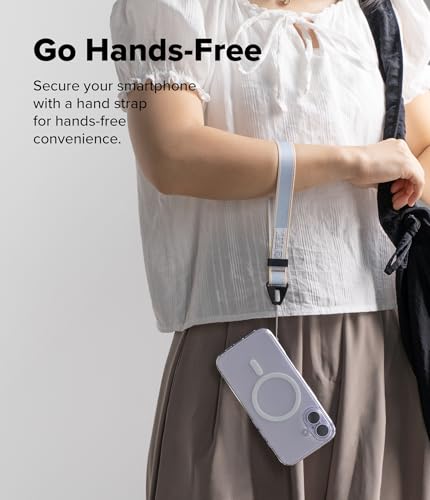 Image of Ringke Hand Strap [Anti Theft & Drop] Multipurpose Adjustable Wrist Lanyard with Easy Release Buckle for iPhone /Galaxy /Pixel Phone Cases, Cameras, etc
