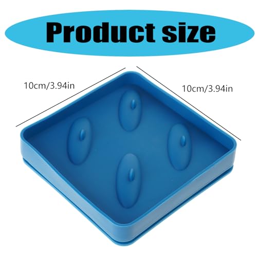 Bandeja de hielo flexible de silicona forma de pez miniatura 5