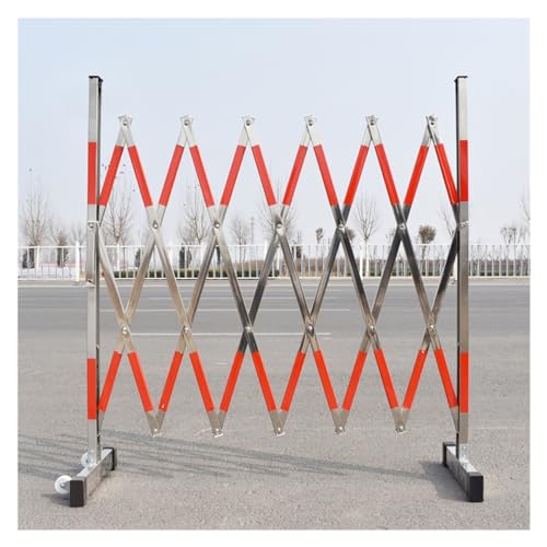 Barrière de sécurité pliable en acier réglable pour garage