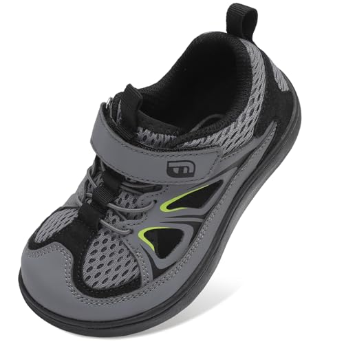 Image of JOINFREE Toddler Sandals Kids Wide Girls Boys Aqua Athletic Sneakers Barefoot Beach Sandals Quicky-Dry Non-slip Outdoor Water Sports Hiking Sandals Summer Water Shoes for Pool River Swim