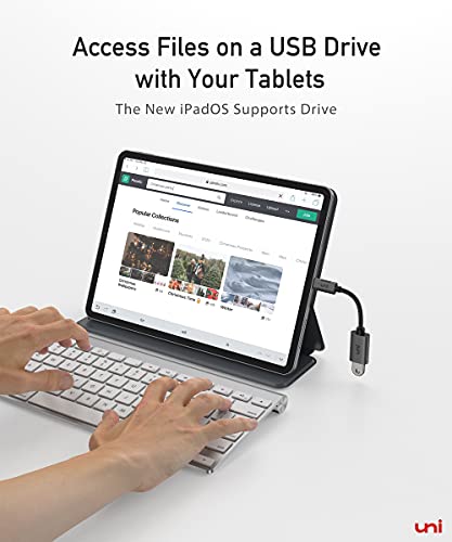 Image of uni USB C to USB Adapter 2 Pack, Thunderbolt 4 /3 Compatible Male to Female USB-A Converter, Type-C to USB Heavy Duty Aluminum OTG Cable for MacBook /iPad Pro /Air, Galaxy S24, Laptops, Tablets, etc