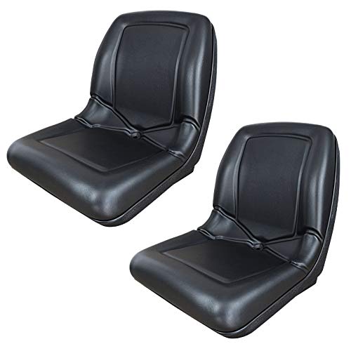 TRAC SEATS (2 Seats) Black High Back Seat for John Deere Gator XUV 550, 550 S4, 620i, 850D, Diesel, E (Same Day Shipping)