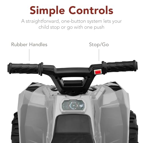 Best Choice 6V Kids ATV Gray