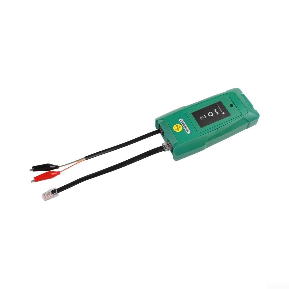 Detector de cables MY6819 con digital y analógico, detector de cables para cables ocultos de hasta 2 m de profundidad, cabezal de prueba flexible con lámpara, prueba de continuidad para instalación