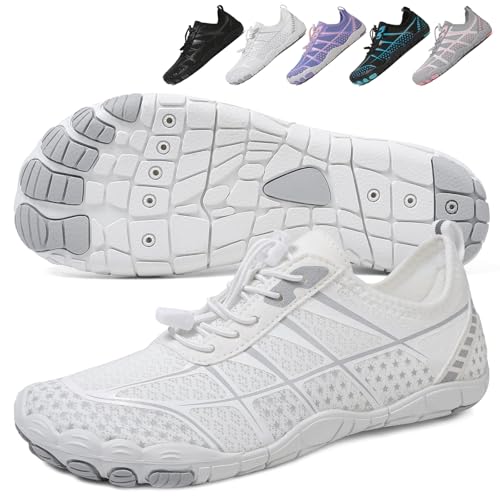 Image of Hike Barefoot Shoes Womens Men,Unisex Barefoot Water Shoes Breathable, Anti-Slip Hiking Footwear for Athletic Wide Toe Shoe Footwear for Hiking, Walking, Running, Yoga, and Water Sports