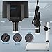 Microscopes Equipment 1200X Digital Microscope, LCD Industrial Electronic Illuminated Microscope 12MP 7 Inch for PCB Soldering Repair Tool(with Battery Type)