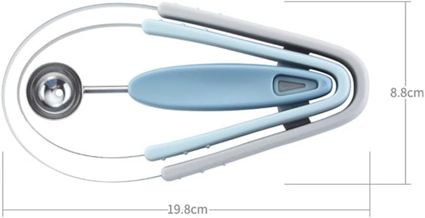 4 Pieces Slicer Stainless Steel Vegetable Fruit Carving Knife Knife Kitchen Gadgets Accessories (Color : A, Size : 19.8 * 8.8 * 2.5cm)