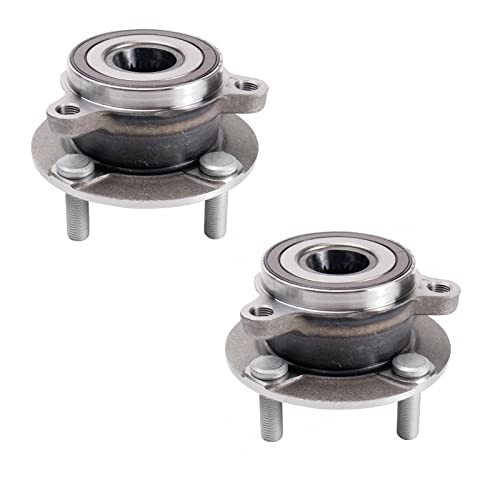 Image of TRQ 2 Piece Rear Wheel Bearing & Hub Assembly Set Compatible with 2016-2022 Mazda MX-5 Miata