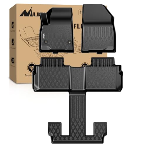 Nilight TPE Floor Mats for GMC Acadia Bucket Seats 2017 2018 2019 2020 2021 2022 All Weather Custom Fit Heavy Duty Floor Liners