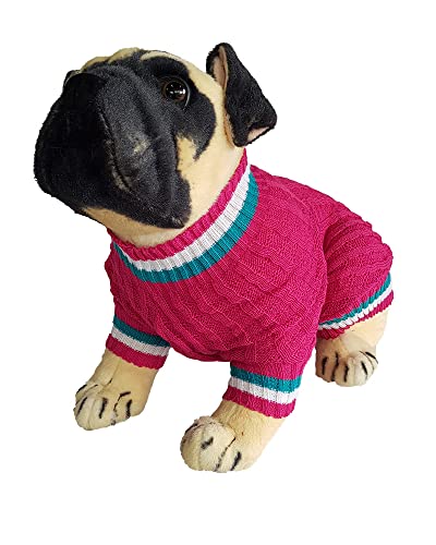 Roupinha Pet Katlen Tricot Canetran Listra Gola