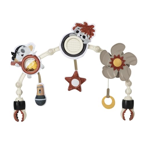 Arche d'activités Tiny Love Sunny Stroll avec hochets, 0 m+, Clips réglables adaptés à la...