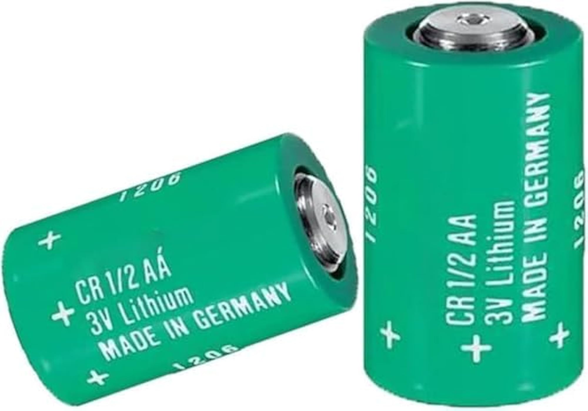 CR1/2AA Lithium Battery 3V 950mAh, 2 Pcs Set
