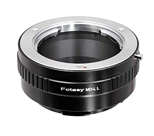 Image of Fotasy Minolta Rokkor MD Lens to L Adapter, Copper, MD Lens Adapter to L Mount, Compatible with Panasonic S1 S1H S1R S4 S5 Leica SL SL2 TL2 TL Leica T Sigma fp fp L Mirrorless Camera