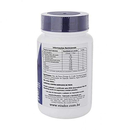 Kit 5 Ômega 3 EPA DHA 1000mg Vitafor 60 cápsulas