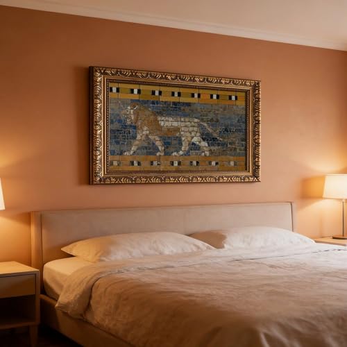Impression sur toile Lion de Babylone WCYB tableau luxe - 7