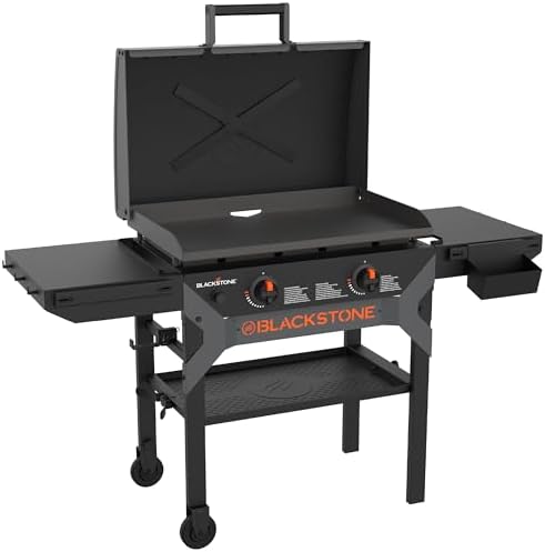Blackstone 2311 Iron Forged 28” Omnivore Griddle with X-Braced Ho...