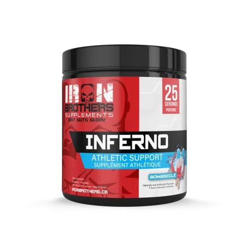 Iron Brothers Inferno Weight Loss Supplements for Women & Men | Detox for Weight Loss and Belly Fat, Thermogenic Support – Workout Supplement | Help Cognitive Health, Increases Energy – 60 Capsules