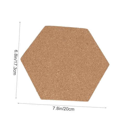Tableau affichage mural liège hexagonal pour décorer le bureau de la maison