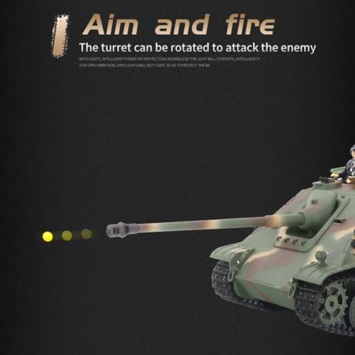 Char de combat télécommandé Jagdpanther allemand 2,4 Ghz pour modélisme