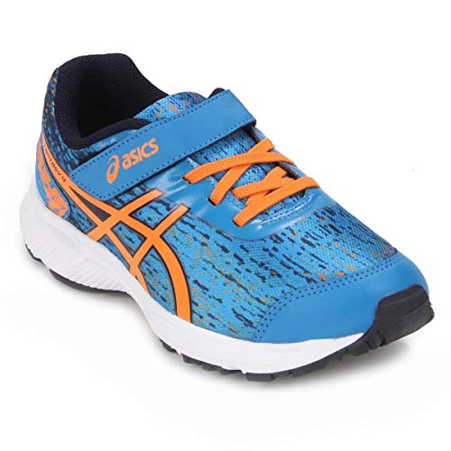 Tênis Asics Fantasy 4 PS Infantil Azul/Laranja Masculino (31)