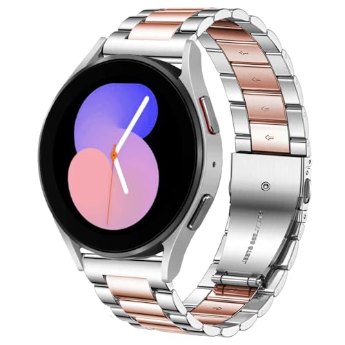 Bracelet 20mm en métal solide ajustable pour montre Huawei Watch 2