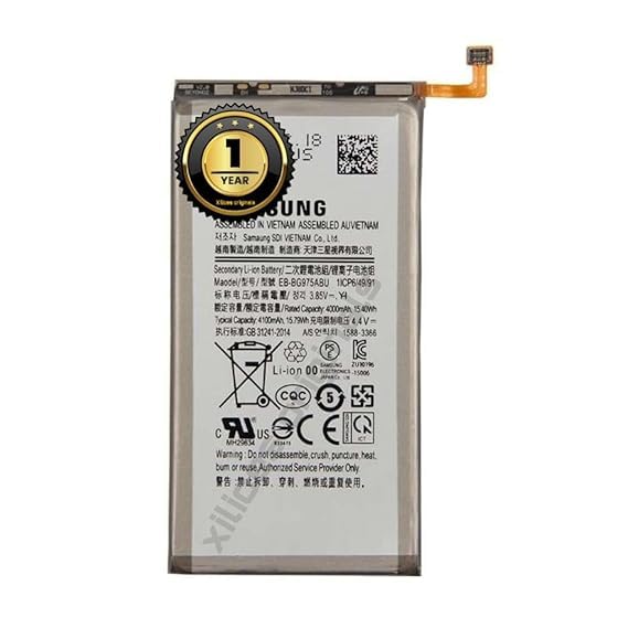 Image of (EB-BG975ABU Battery for Samsung Galaxy S10 Plus G975F G975U G975W G9750 Battery with 1 Year Warranty***** O151)