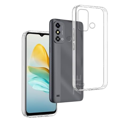 REY Transparent Silikonhülle TPU für ZTE Blade A53 - A53 Plus, Handyhülle Premium Kratzfest TPU Durchsichtige Schutzhülle, Ultradünne 0,33 mm