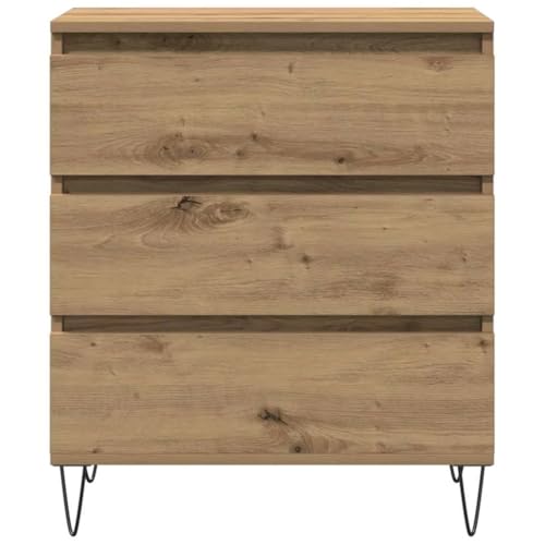 Diseño robusto en madera de roble Artisan con tres cajones para salón elegante 7